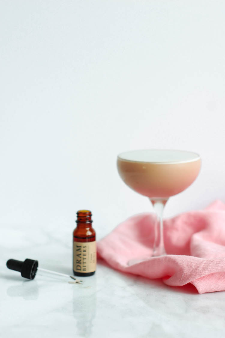 Brown Butter Rhubarb cocktail // craftandcocktails.co