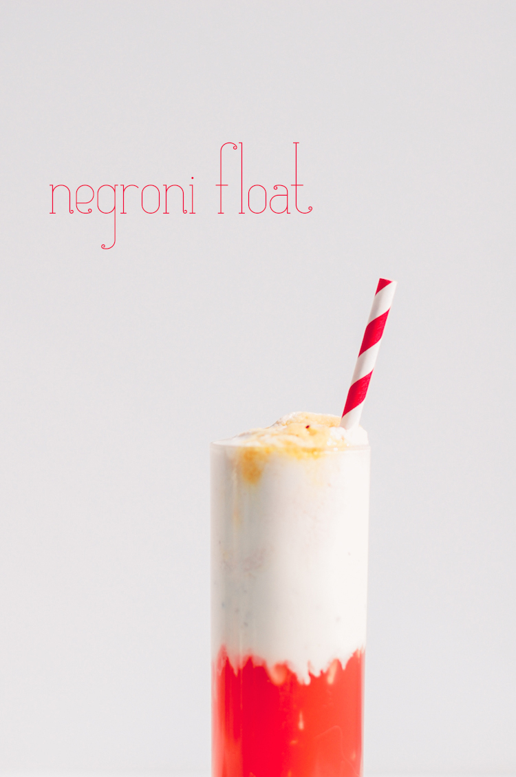 negroni float // craft & cocktails