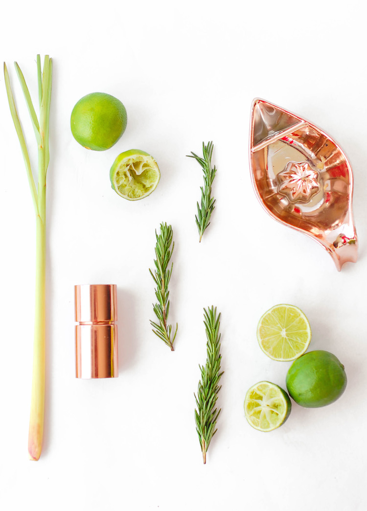 rosemary lemongrass cooler :: Craft & Cocktails for Glitter Guide 