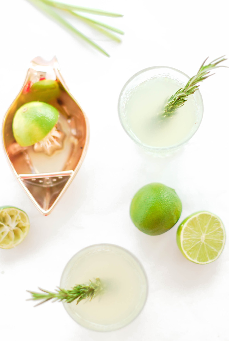 rosemary lemongrass cooler :: Craft & Cocktails for Glitter Guide