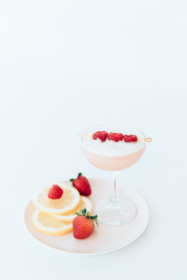 Strawberry Clover Club // Craft & Cocktails for BFF Frosting 
