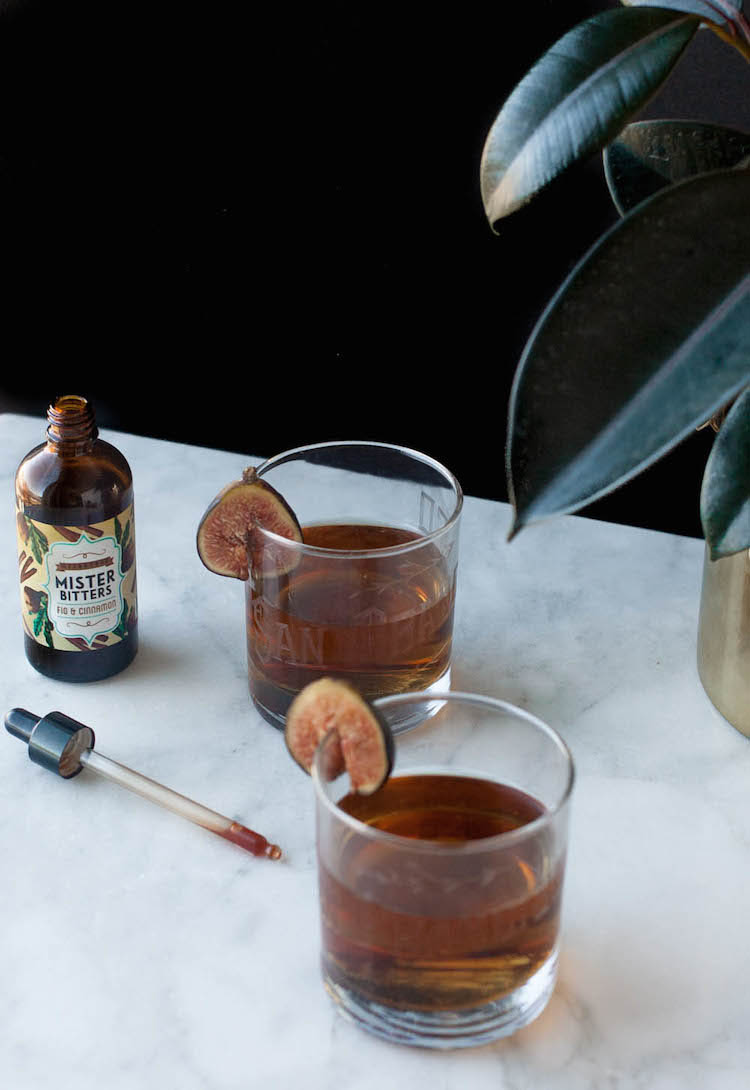 rum fig old fashioned + giveaway // craftandcocktails.co