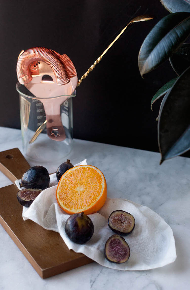 rum fig old fashioned + giveaway // Craftandocktails.co