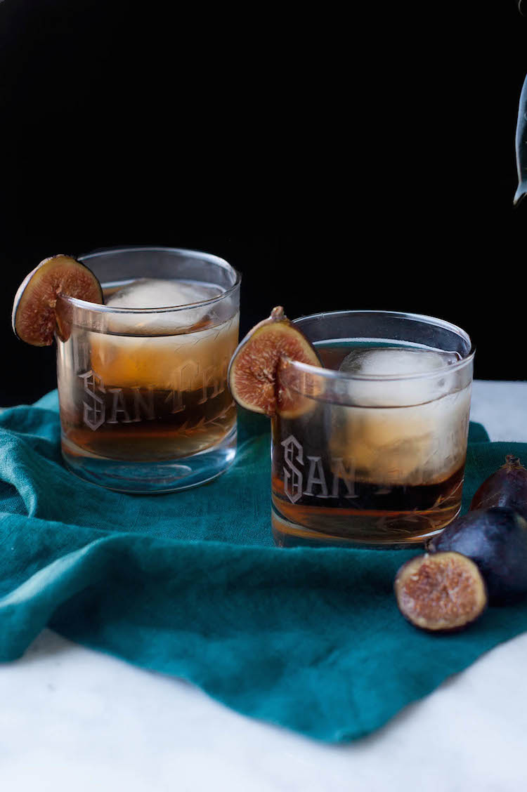 rum fig old fashioned + giveaway // Craftandocktails.co