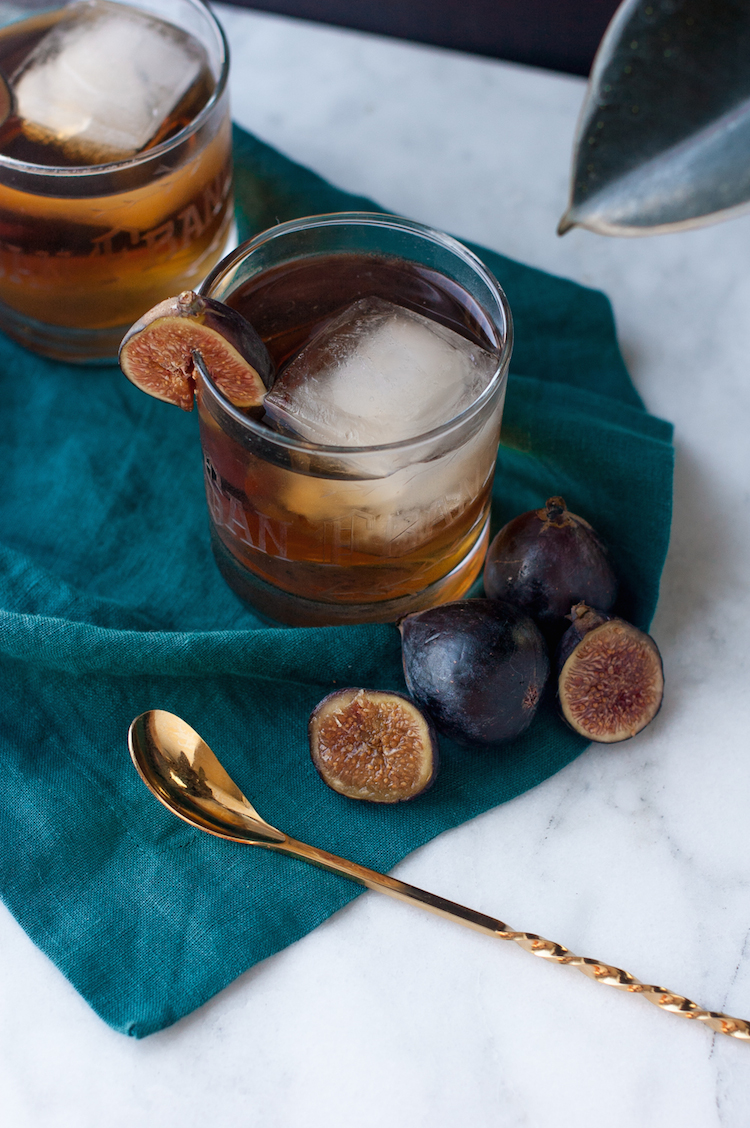 rum fig old fashioned + giveaway //  craftandcocktails.co