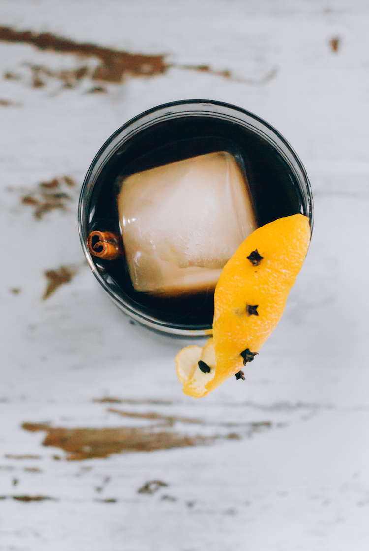 Pumpkin & Spice Old Fashioned // Craftandcocktails.co