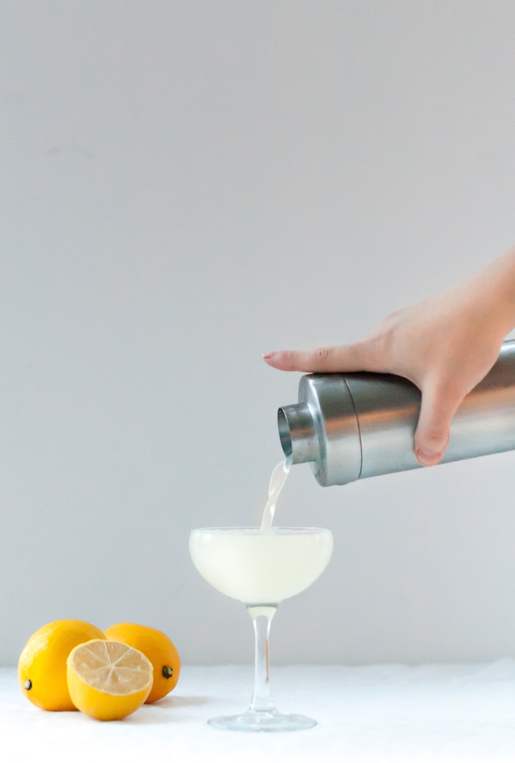 Meyer Lemon + Sage Sour // craftandcocktails.co