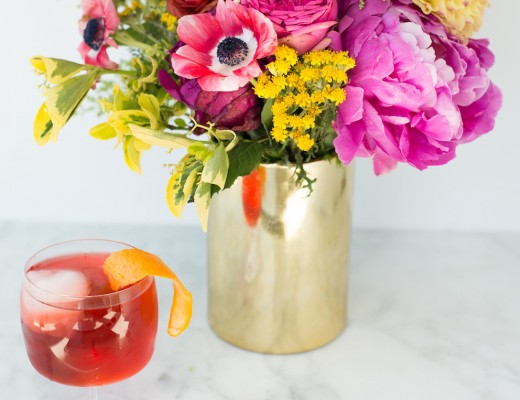 Cherry Blossom Cocktail for Design*Sponge - Craft and Cocktails