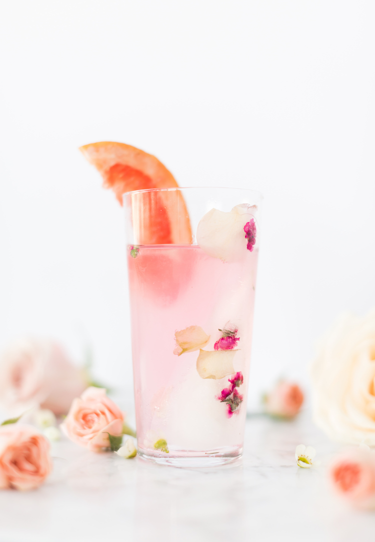 Smoking Rose Paloma cocktail | Craftandcocktails.co