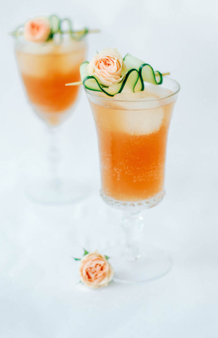 Pimm and Proper rose Pimm's cocktail recipe | Craftandcocktails.co for Jojotastic
