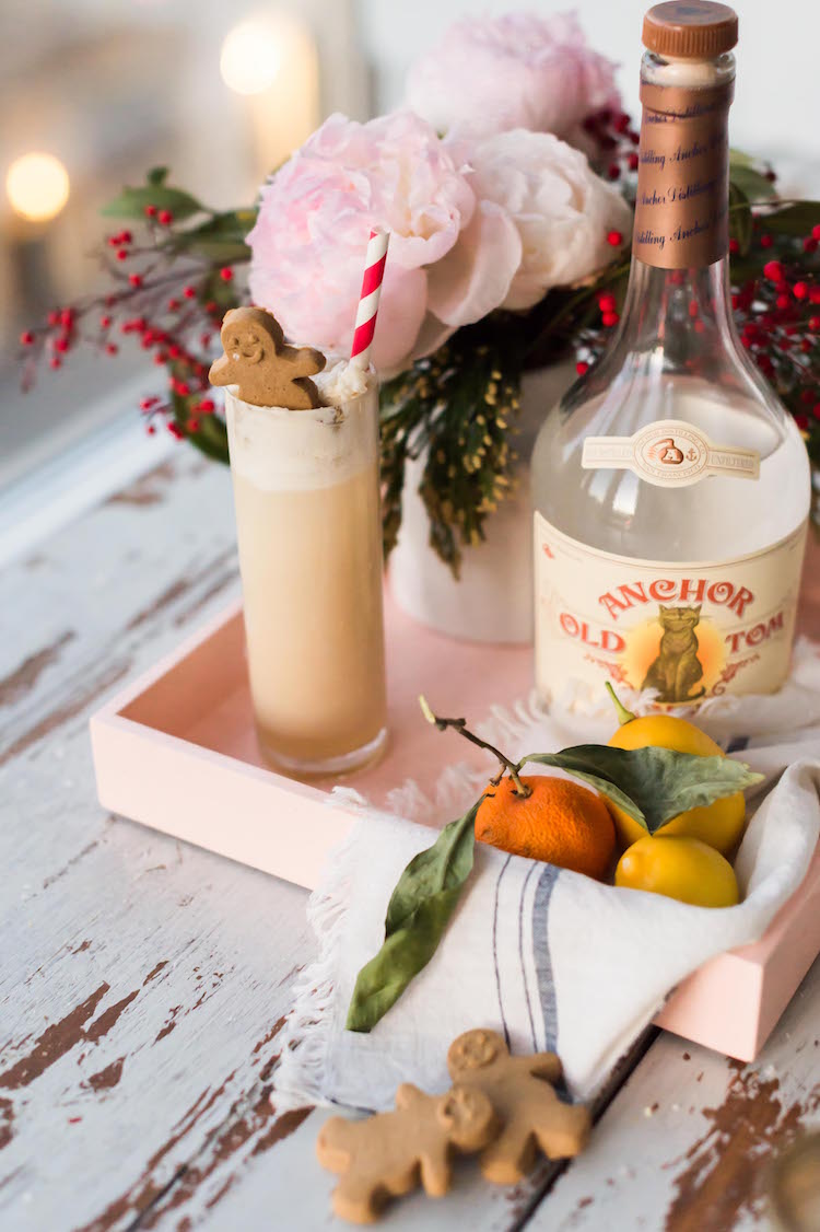 Gingerbread Ramos Gin Fizz - Craft and Cocktails