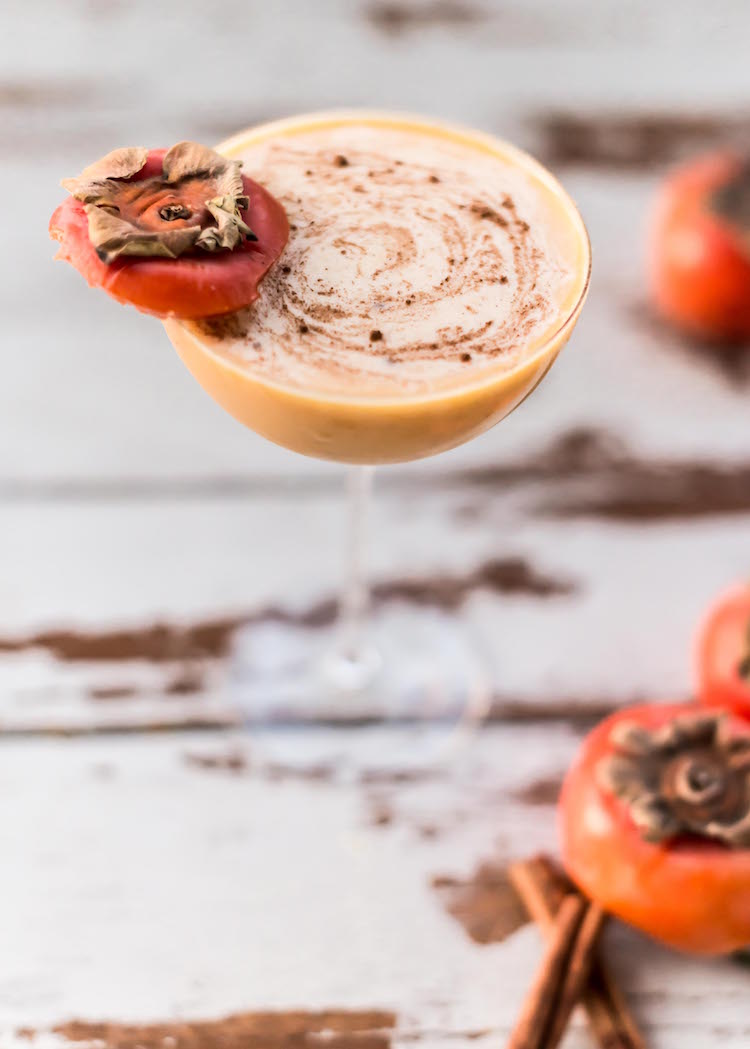 Persimmon Butter Rum Flip | cocktail recipe on Craft & Cocktails (Craftandcocktails.co)