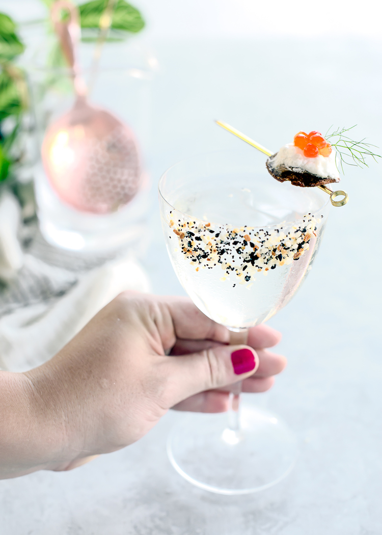 Edible Gold Cocktail Recipes. Martini, Champagne or just about