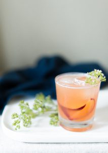 Pluot Shrub Cocktail Recipe // Craftandcocktails.co