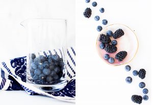 Blueberry Blackberry Infused Gin recipe // head to craftandcoctkails.co for the recipe