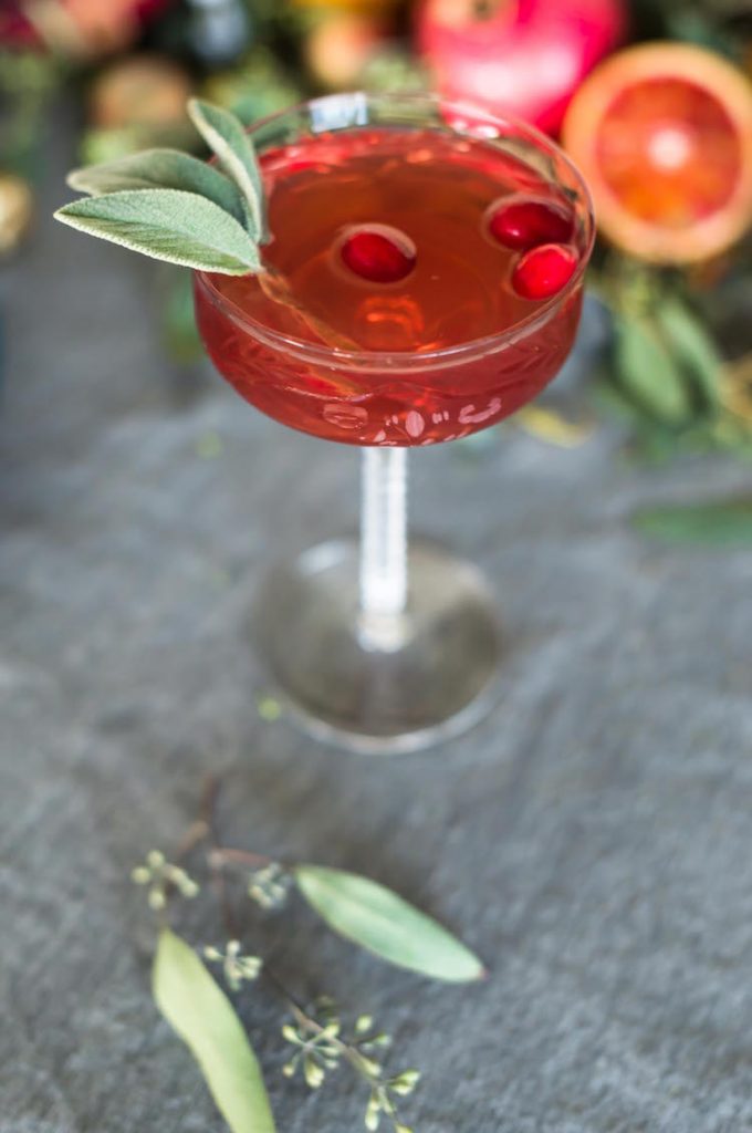 Sage Advice Sage and Cranberry Sauce Cocktail Craft and Cocktails
