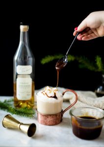 Spiked Gingerbread Latte | recipe on Craftandcocktails.co