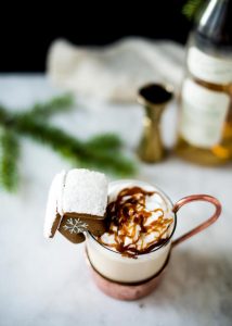 Spiked Gingerbread Latte | recipe on Craftandcocktails.co