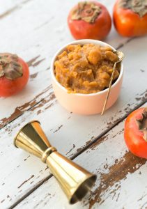 Persimmon Butter for cocktails, toasts, and baking | recipe on Craftandcocktails.co