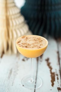 Persimmon Butter Flip | cocktail recipe on Craft & Cocktails (Craftandcocktails.co)
