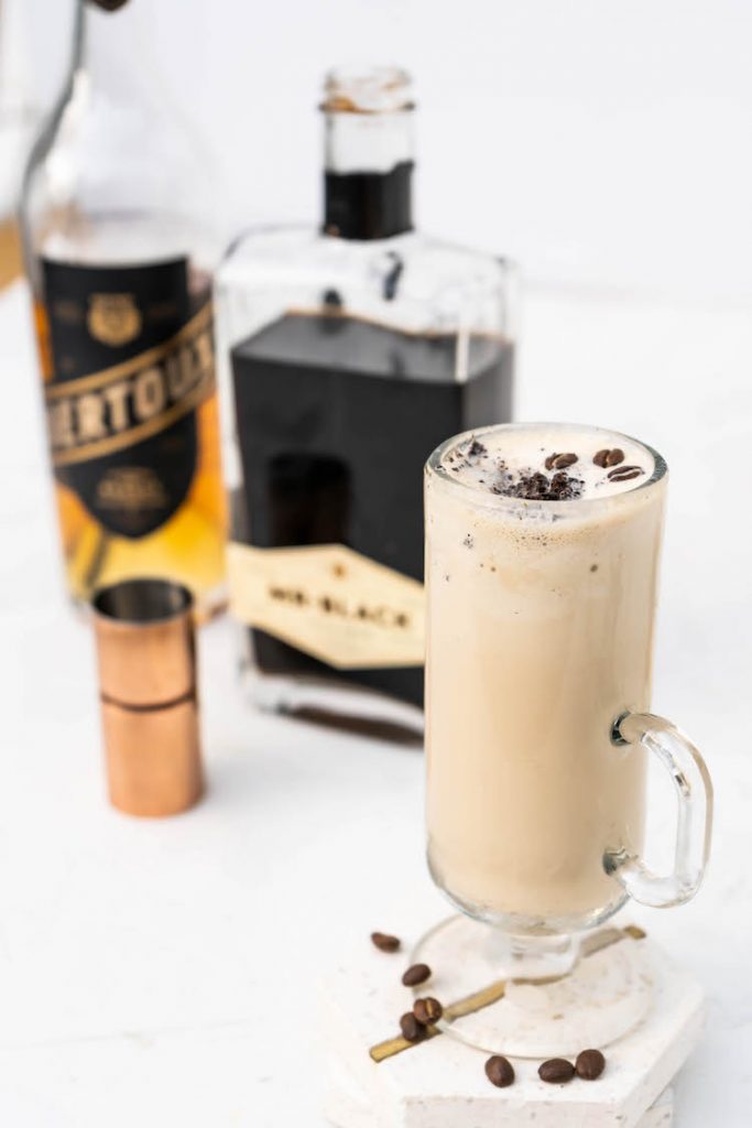 Frozen Irish Coffee recipe inspired by the Erin Rose bar in New Orleans.