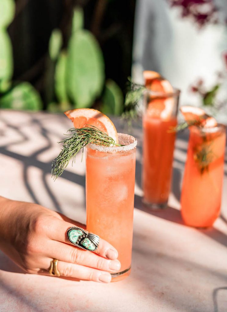 Strawberry Fennel Paloma recipe