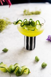 Beetlejuice, Beetlejuice, Beetlejuice! This strange and unusual cocktail is sure to be scream at the Halloween party.