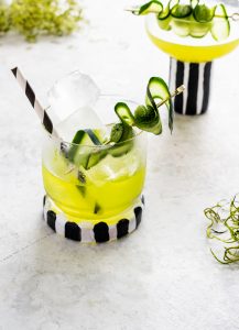 Beetljuice green Halloween cocktail