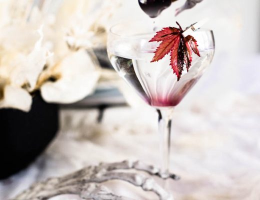 Mezcal martini halloween cocktail recipe