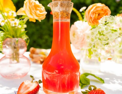 recipe for a straberry rose syrup