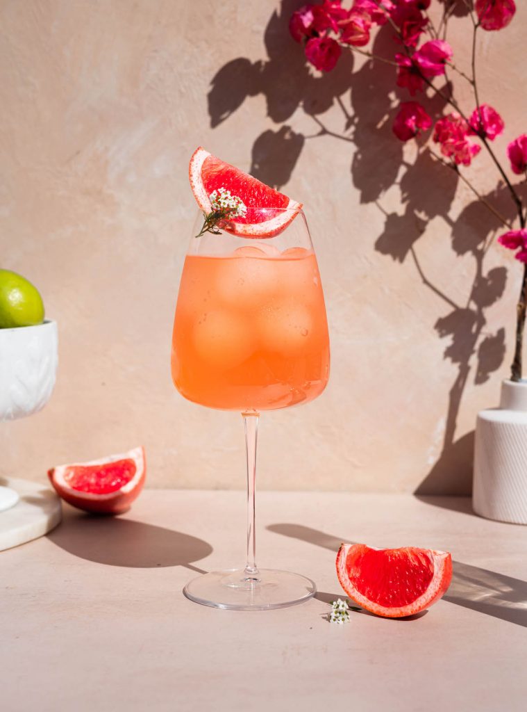 pairing your mezcal with rose in this refreshing summer spritz